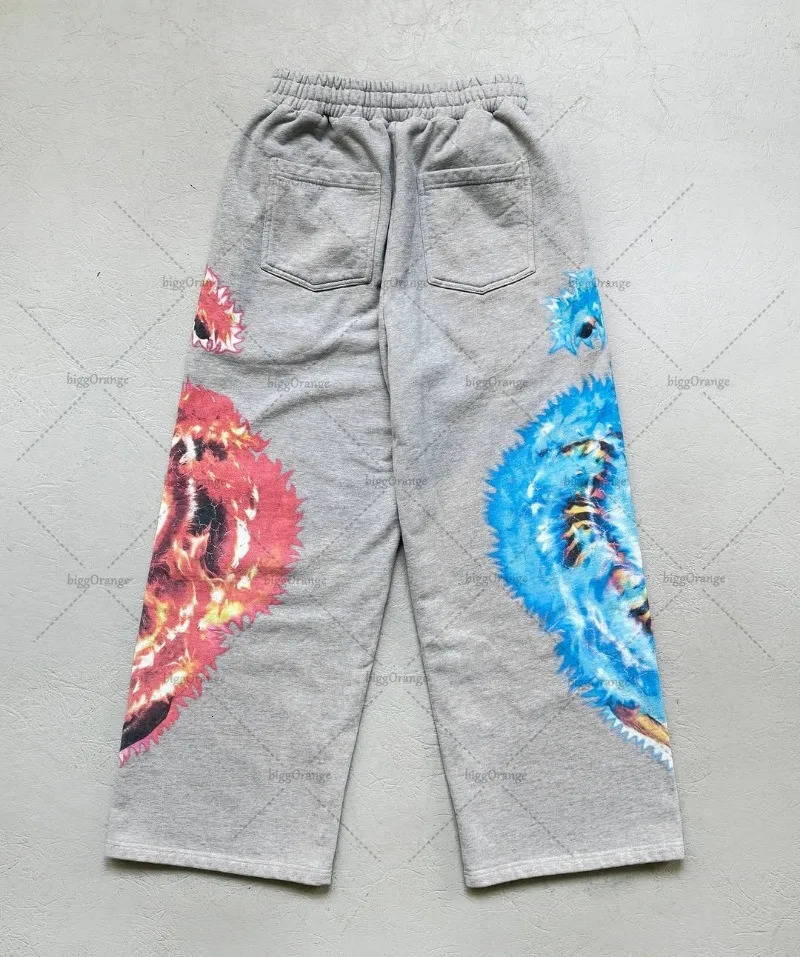 Street Hiphop Goth Tiger Pattern Casual Women Suit American Retro Harajuku Y2K Fashion Cotton Oversized Hoodie Sport Pants 250614