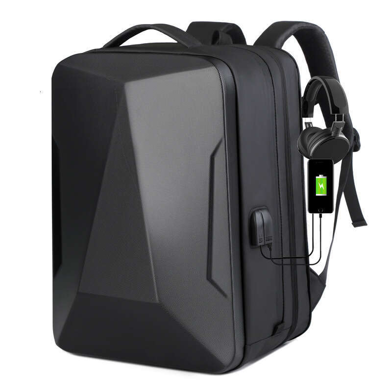 3D Hard Shell Anti-Theft Multi-Compartment Large Capacity Laptop Bag Business Travel Backpack
