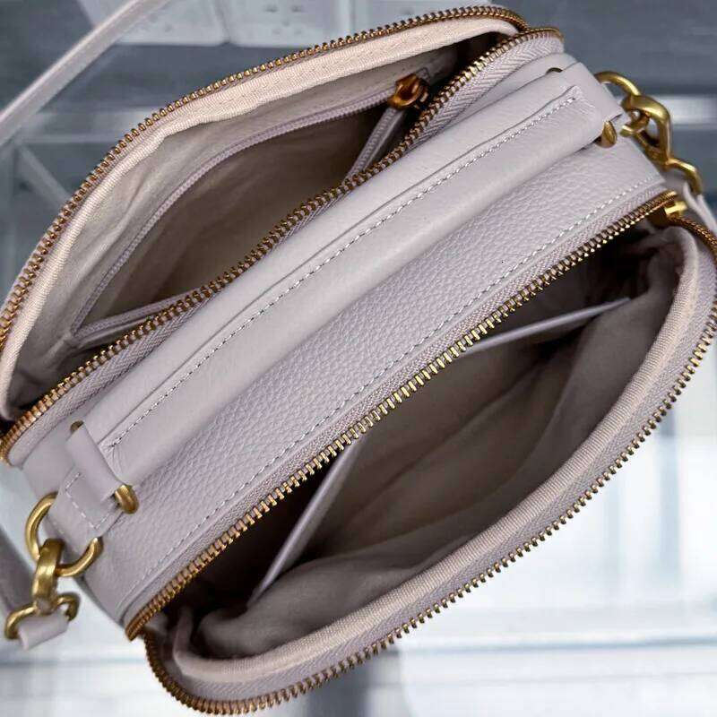 Handle Crossbody Bags Women 2025 New Genuine Leather Shoulder Handbag Purses For Woman Soft Cowhide Leisure Ladies Messenger