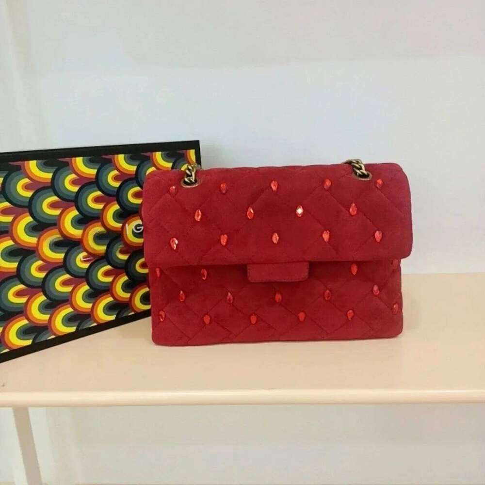 Designer Bag New Crossbody For Women Fashionable And Versatile Dia Small French Veet Square Bag