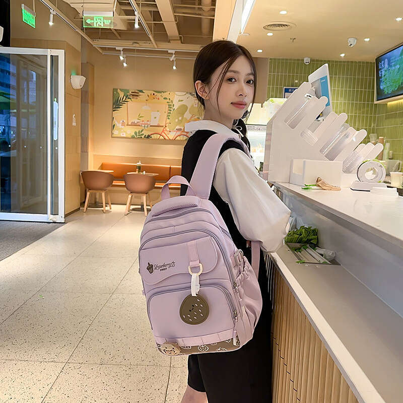 Bag for Girls, Elementary Grades 3 to 6, Lightweight Backpack, Middle and High School Students, Large Capacity, Versatile College Student Backpack