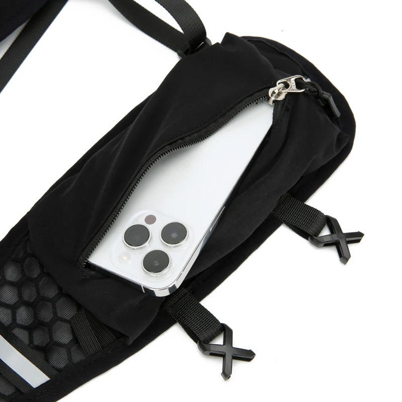 Unisex Lightweight Hydration Pack-Cycling Backpack with Zippered Utility Pocket for Outdoor Hiking and Travel Cycling Backpack 250609