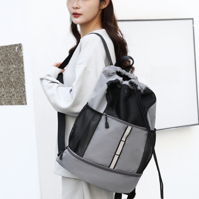 Tennis bag sports outdoors backpacks basketball bags badminton racquet pack multifunctional large capacity drawstring vertical square backpacks