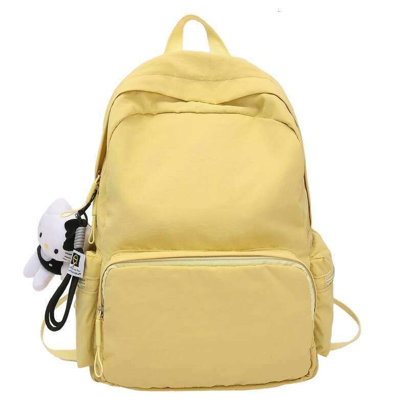 Casual Style Female College Ins Korean Version, Simple Travel Backpack for Middle and High School Students, Campus Double Shoulder Bag