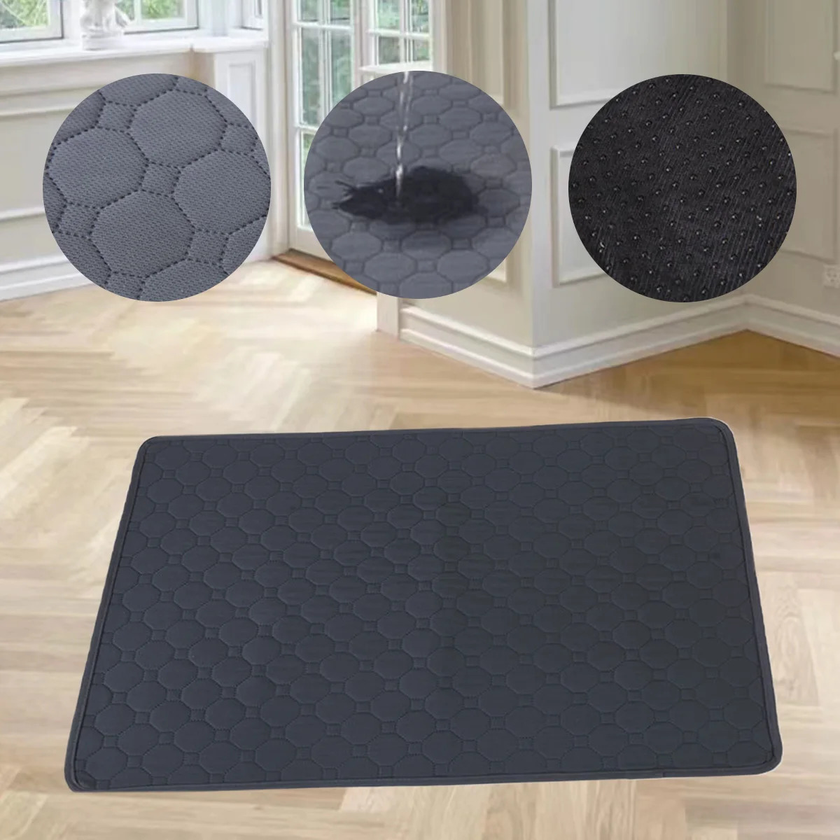 Absorbent Dog Urine Pads Reusable Dogs Pee Mat Waterproof Dog Diaper Mat for Car Seat Cover Anti Slip Training Pet Accessories 250614