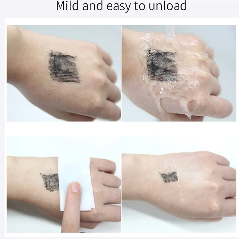 QI Black Mascara Eyelashes 4D Silky Lengthening Makeup Waterproof Volume Eye Cosmetics 250606