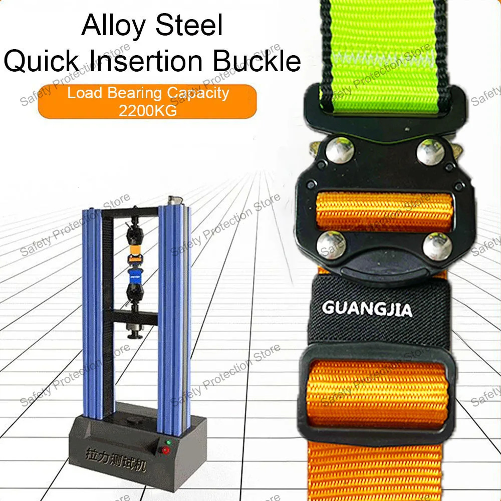 High Altitude Work Safety Harness Full Body Fivepoint Belt Outdoor Climbing Training Construction Protective Equipment y250611