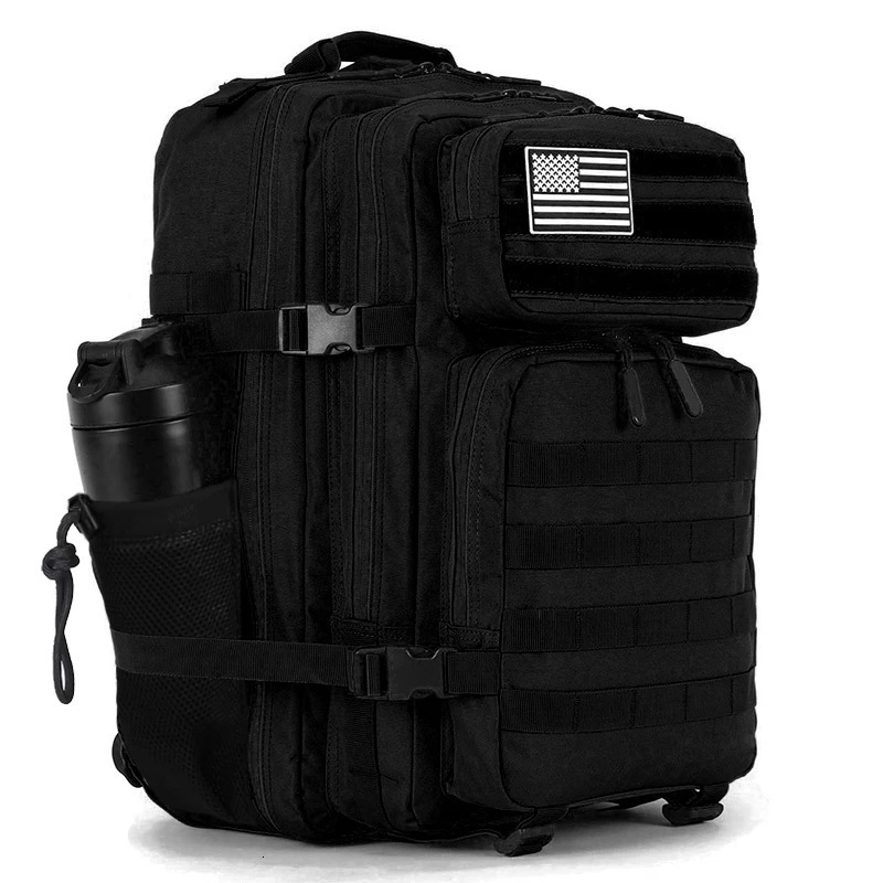 45L Meal Prep Management Backpack Tactical Waterproof Insulated Lunch Cooler Bag for Gym Hiking Camping Travel with Dual Cup Holders 250609
