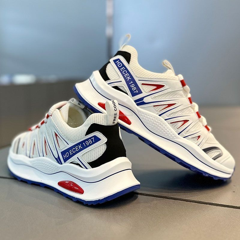 Fashion Men s Designer Brand Sports Shoes 2025 Summer New Mesh Breathable Casual Outdoor Board Shoes Comfortable White Shoes Jogging Shoes Tennis Shoe