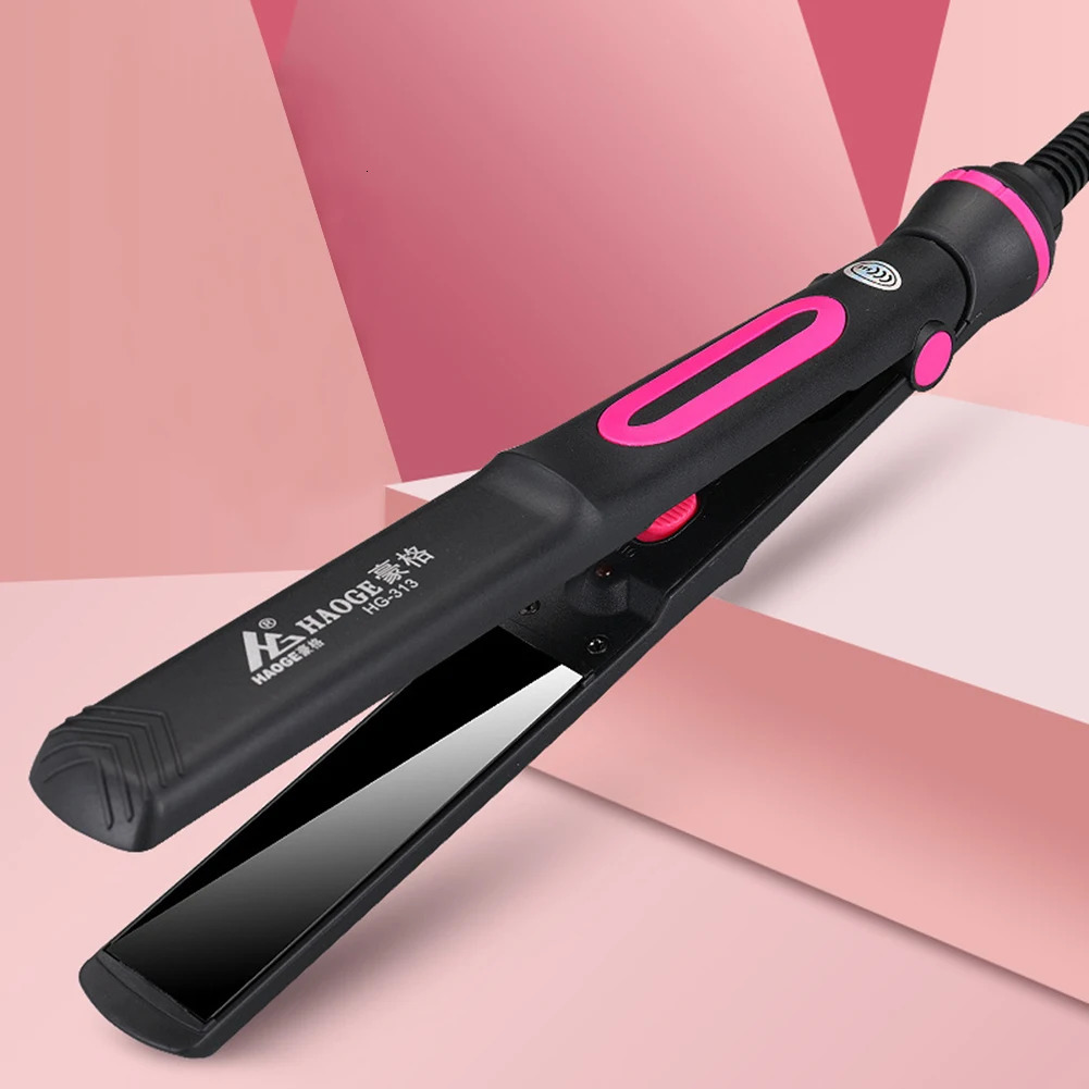 220V Professional Hair Straightener Dual-Use Curling Iron Hair Straightenrer PTC Heating Salon Hair Styling Tools Bangs Splint 250611