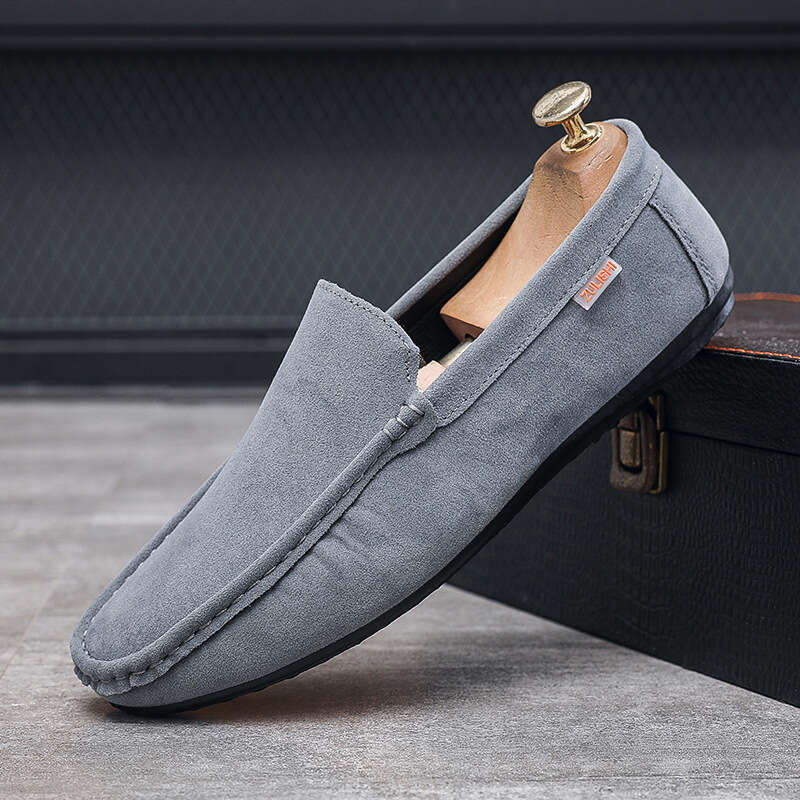 Spring hot New Men's Casual Breathable Driving Flat Lazy Shoes Slip-On Loafers