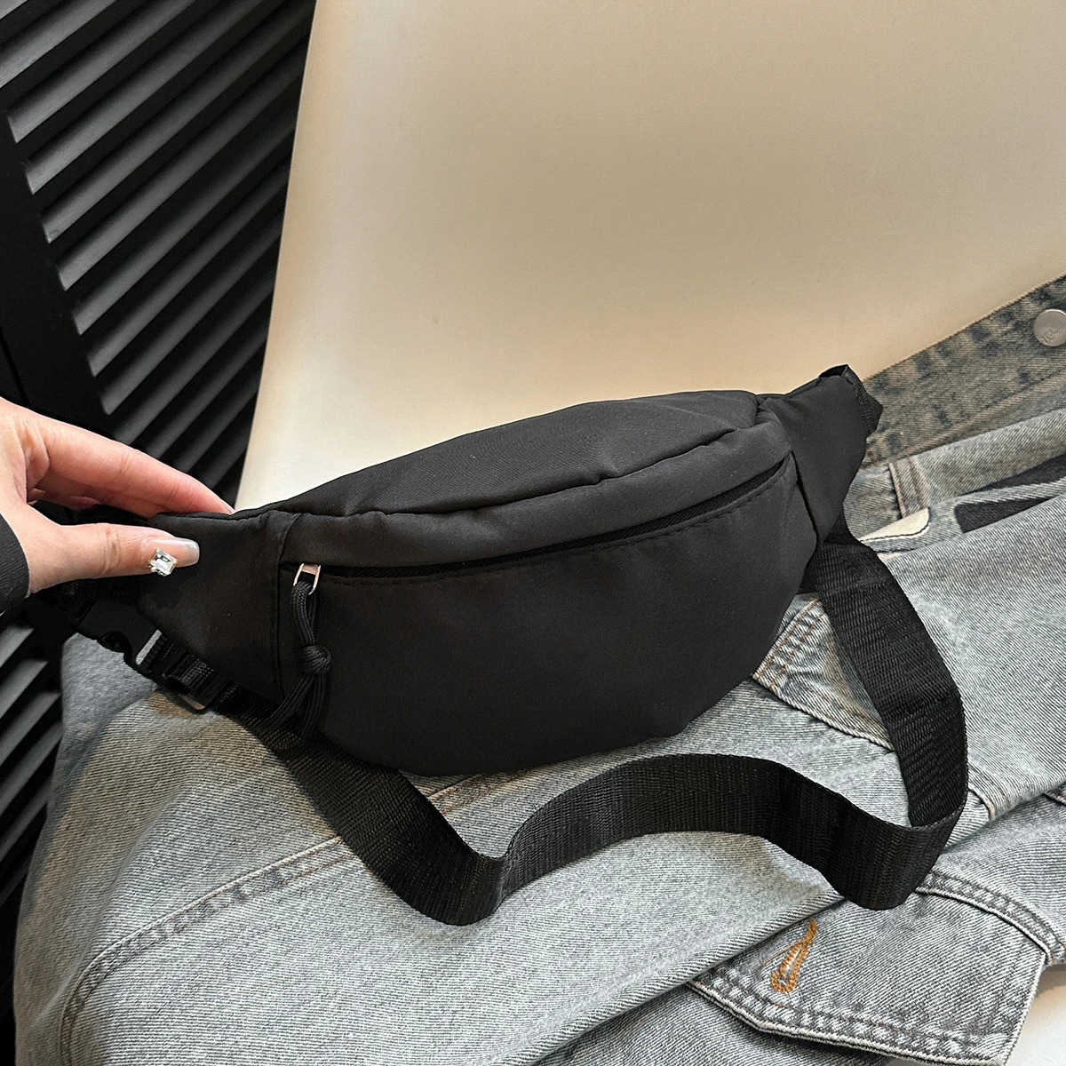 Fanny Pack Crossbody Chest Bag Belt Sling Purse Waist Bags Outdoor Sport Travel Versatile Daily Messenger Shoulder 250612