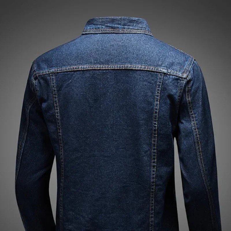Jeans Coat for Men Blue Autumn Slim Fit Denim Jackets Man Price Stylish ner Vintage Cowboy Loose Winter Outerwear Low 250614
