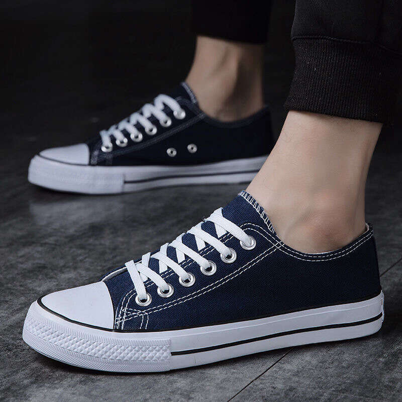 New Canvas for NEW Men Trendy Casual Couple Men's Shoes Korean Style Lace-up Low-top Sneakers Student
