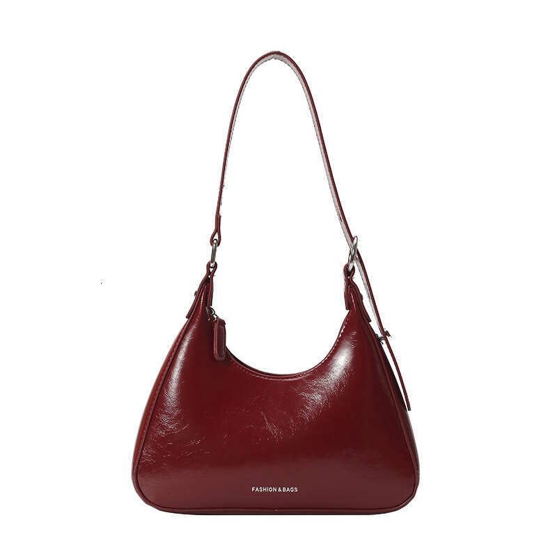 Textured Underarm New Trendy Handbag Crescent Simple Fashion Single Shoulder Bag for Women