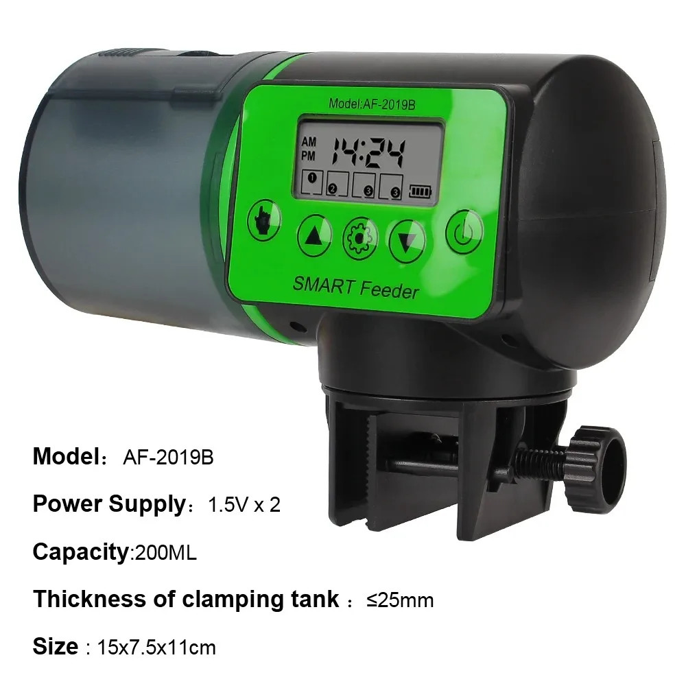 Automatic Fish Tank Feeder Intelligent Timing Feeder Aquarium Goldfish Feeder Large Capacity Fish Aquarium Feeding Apparatus 250624