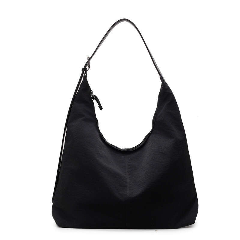 Korean Style Large Capacity Tote for Women 2025 Summer New Fashion Simple Crossbody Lightweight Commuter Shoulder Bag