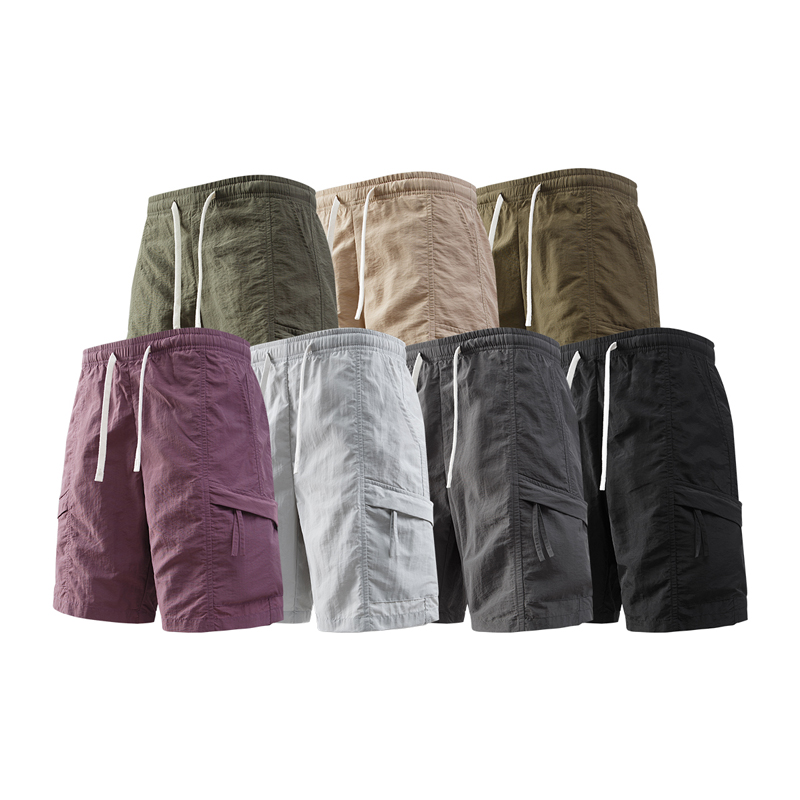 Summer New Men's Cargo Pants, Trendy Retro Straight-Cut Five-Inch Shorts, Designer American-Style Loose Plus Size Casual Shorts