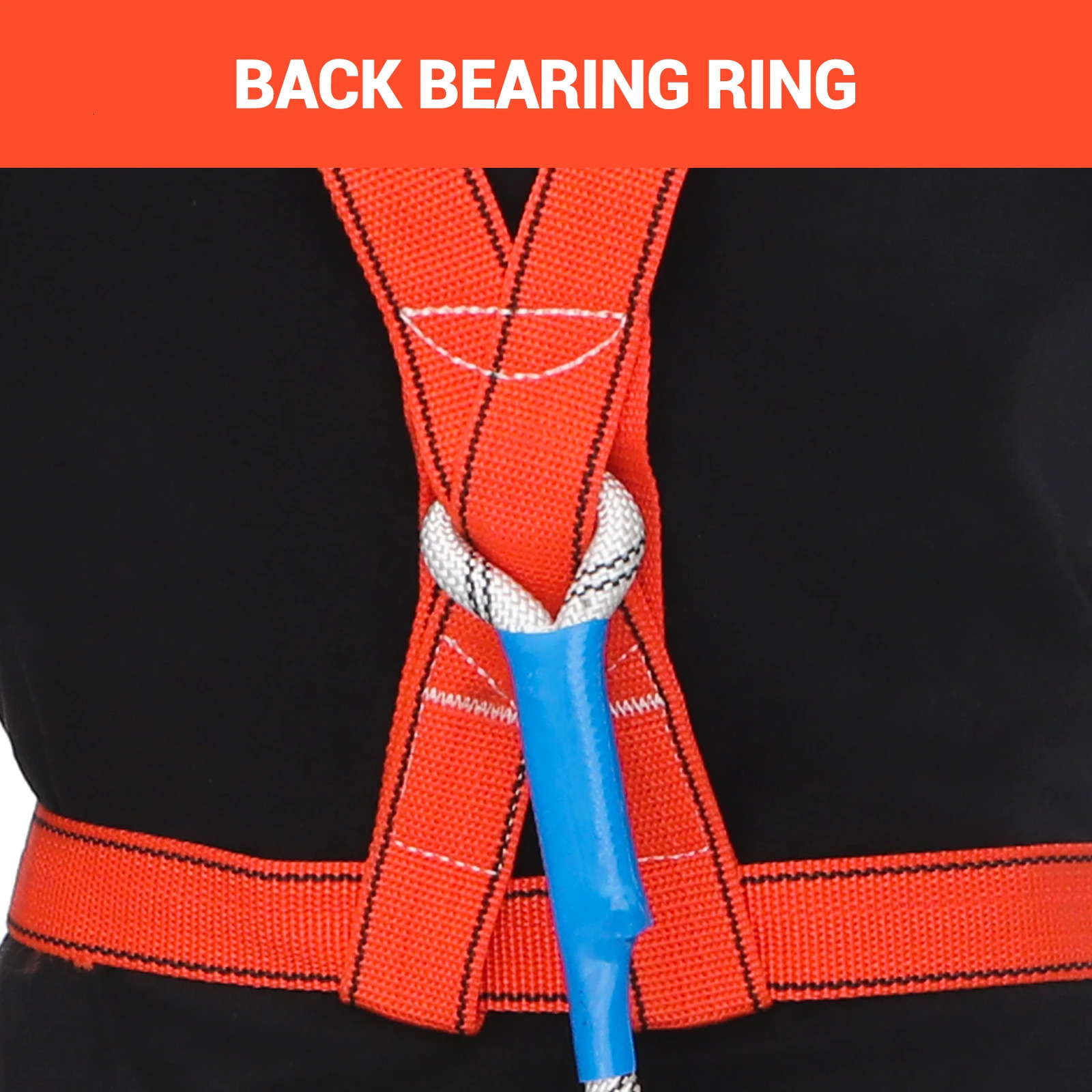 Adjustable Safety Harness for Work in Height Chest Lumbar Waist Belt Aerial Cleaning Climbing Security Equipment 250611