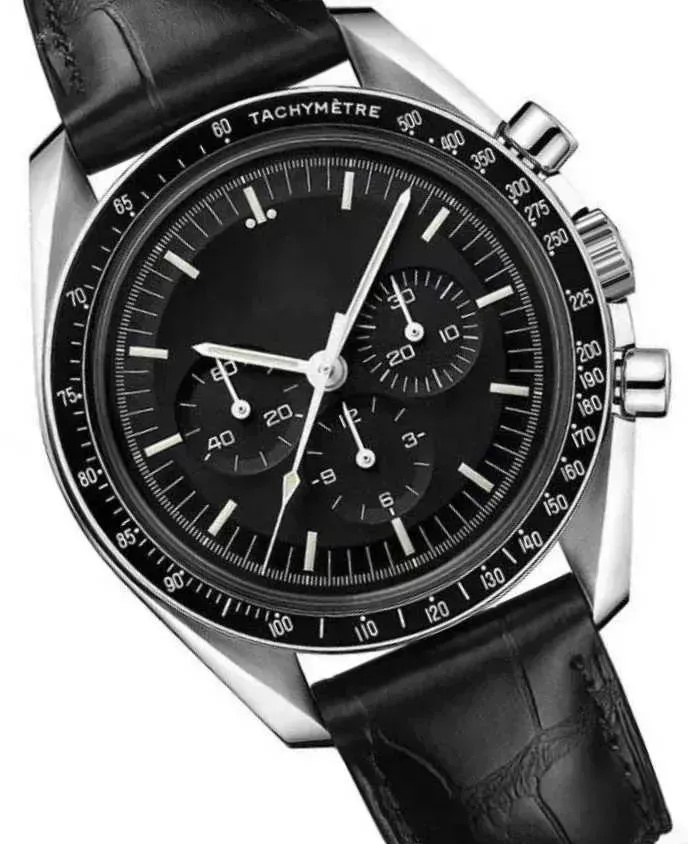 AAA omegawatch omegawatchs Sea master speed Professional Stainless Steel Wrist Watches Men speed master Mens Watches All Dial Work Quartz Watch Stopwatch 300