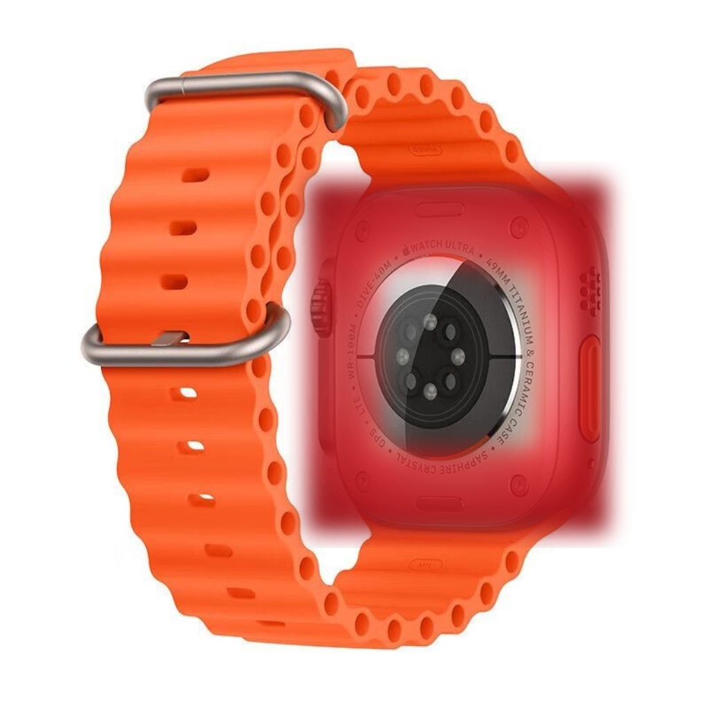 New Watch Ultra2 Smart Watch, Bluetooth Sports Heart Rate Monitor, 49mm, Extra Large Dial free shipping