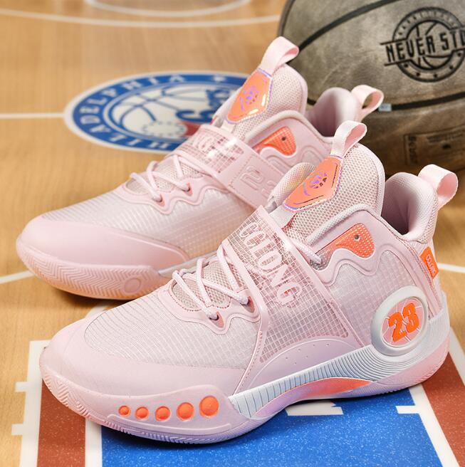 Basketball shoes for men high top, breathable casual junior high school sports boys and girls teenagers primary and secondary school students running 
