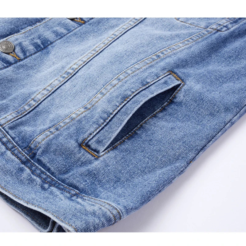 Spring Summer Mens Denim Vests Fashion Turn-Down Collar Cotton Jean Sleeveless Jackets Man Retro Streetwear Party Waistcoats 250614