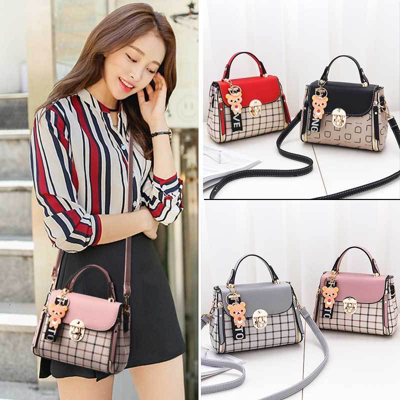 Free Shipping 2025 New Designer Bag Fashionable And Casual High-quality Shopping Bag Checkered Pattern Trendy Women's Handbag
