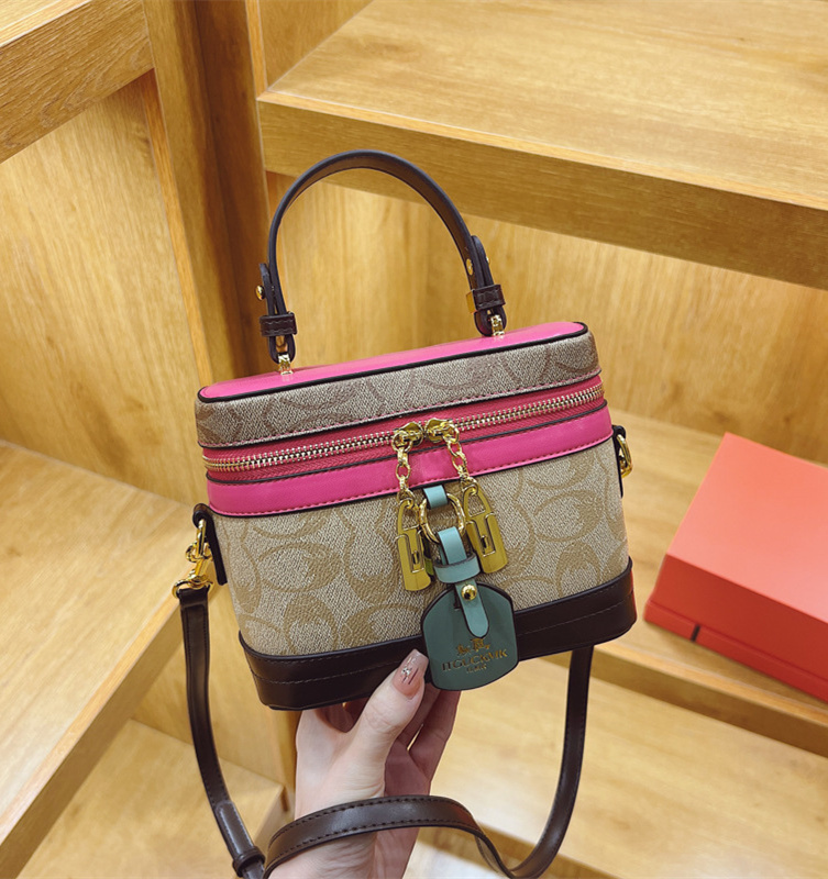 Free shipping designer high-end printed handbag box bag for women 2025 new European and American women's single shoulder crossbody bag