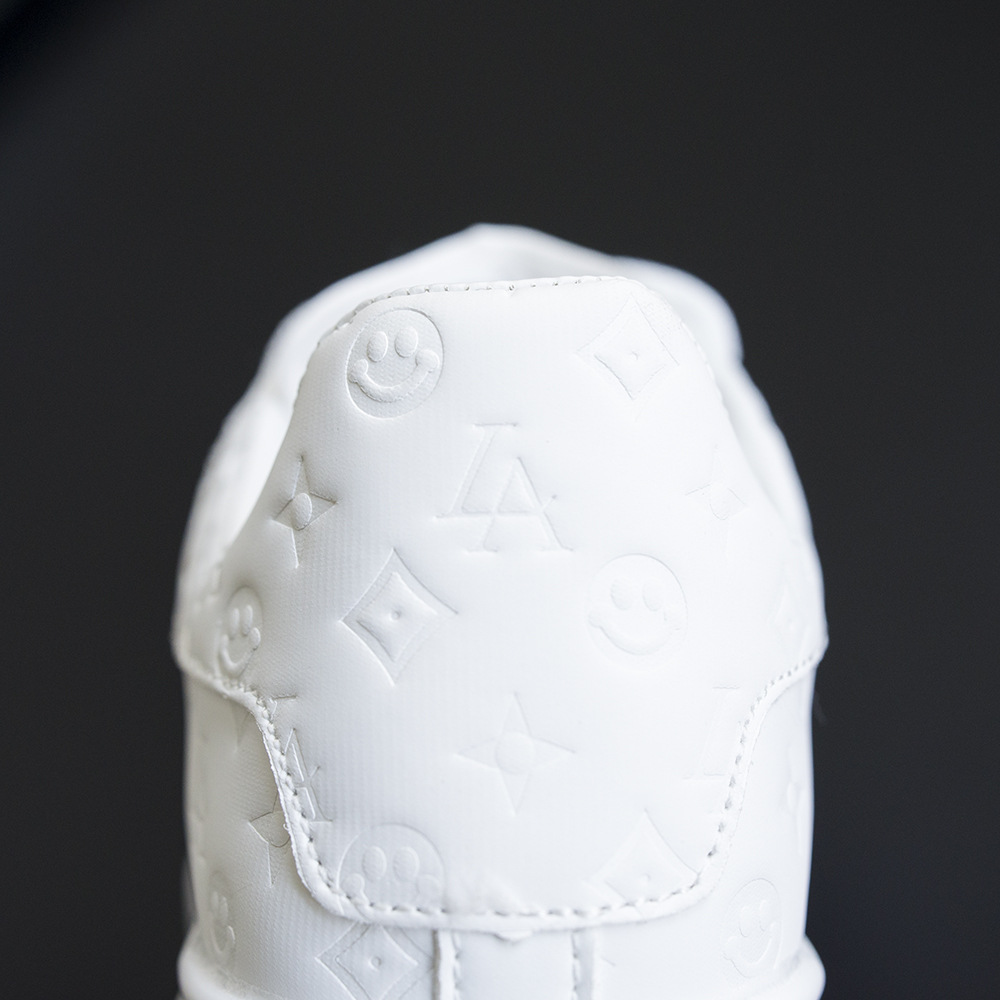 new free shipping designer White for men women thick soled sports casual board shoes couple shoes3D printing size 38-44