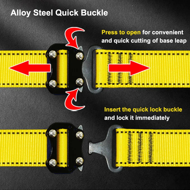 High Altitude Work Safety Harness Threepoint Half Body Belt Outdoor Climbing Training Construction Aerial Protection 250611