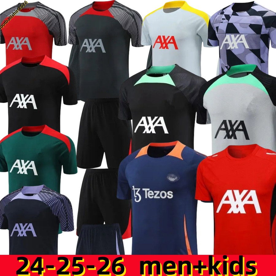 24 25 2026 Liverpoool Training clothes MAC ALLISTER ALEXANDE R-ARNOL D LUIS DIAZ GAKPO DARWIN SZOBOSZLAI LFC 2025 26 LiverpPudlian Training clothes mens kids kits