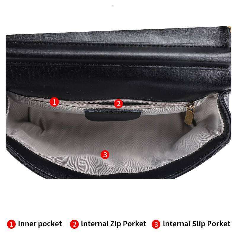 Bag Women Real Leather Summer Shoulder Women's New Small Golden Ball Dia Chain Messenger Bag