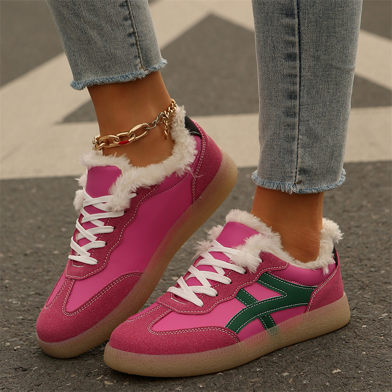 Free shipping designer Casual Shoes for woman winter vintage soft sole versatile classic comfortable rose red running shoes