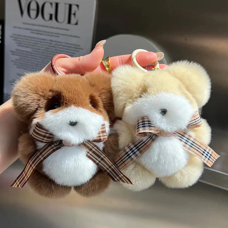 Small Bears Stuffed Plush Toy Mini Bear Doll Toy Keychain Bag Pendant Wedding Decoration Children Birthday Party Gifts 250610