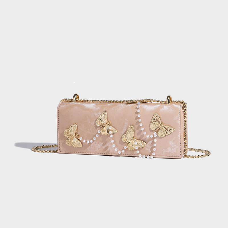 Design handbag Shoulder bag women's New Fashion Versatile Underarm High-End Sweet Chain Bag