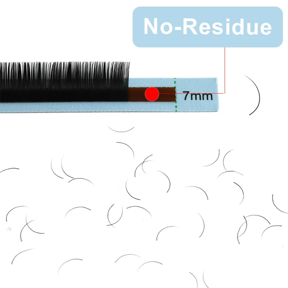 AGUUD Bottom Lashes 5 6 7 8mm BC Curl Short Natural Faux Mink Individual Eyelash Extension Lower Eyelash Under Lash Extension 250614