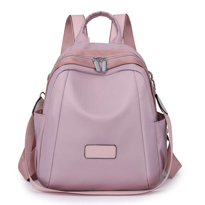 Bag Middle 2025 Simple INS Niche Solid Color Backpack for Female Junior High School Students Forest Style