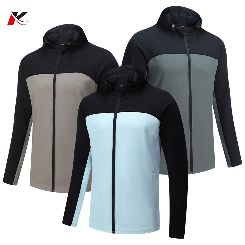 Mens Sport Hoodies Jacket Gym Fitness Muscle Tracksuits Sportswear Workout Athletic Pullovers Training Running Sweatshirts B95 250614