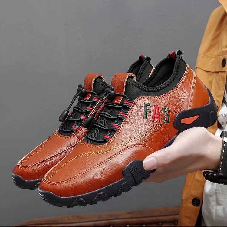 Leather Loafers For Men 2025 New Business Designer Shoes Casual Slip-on Driving Shoes Free Delivery Of Sneakers Soft Sole Men's Shoes