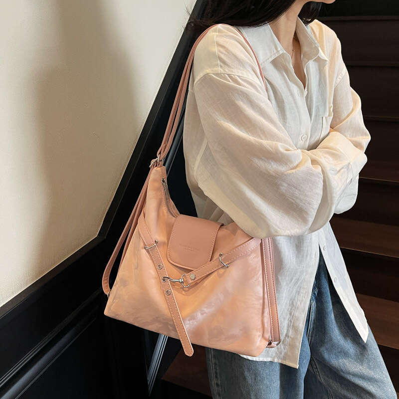 Large Capacity Backpack for Women 2025 New Fashion Commuter Korean Style Single Shoulder Tote Underarm Women's Bag