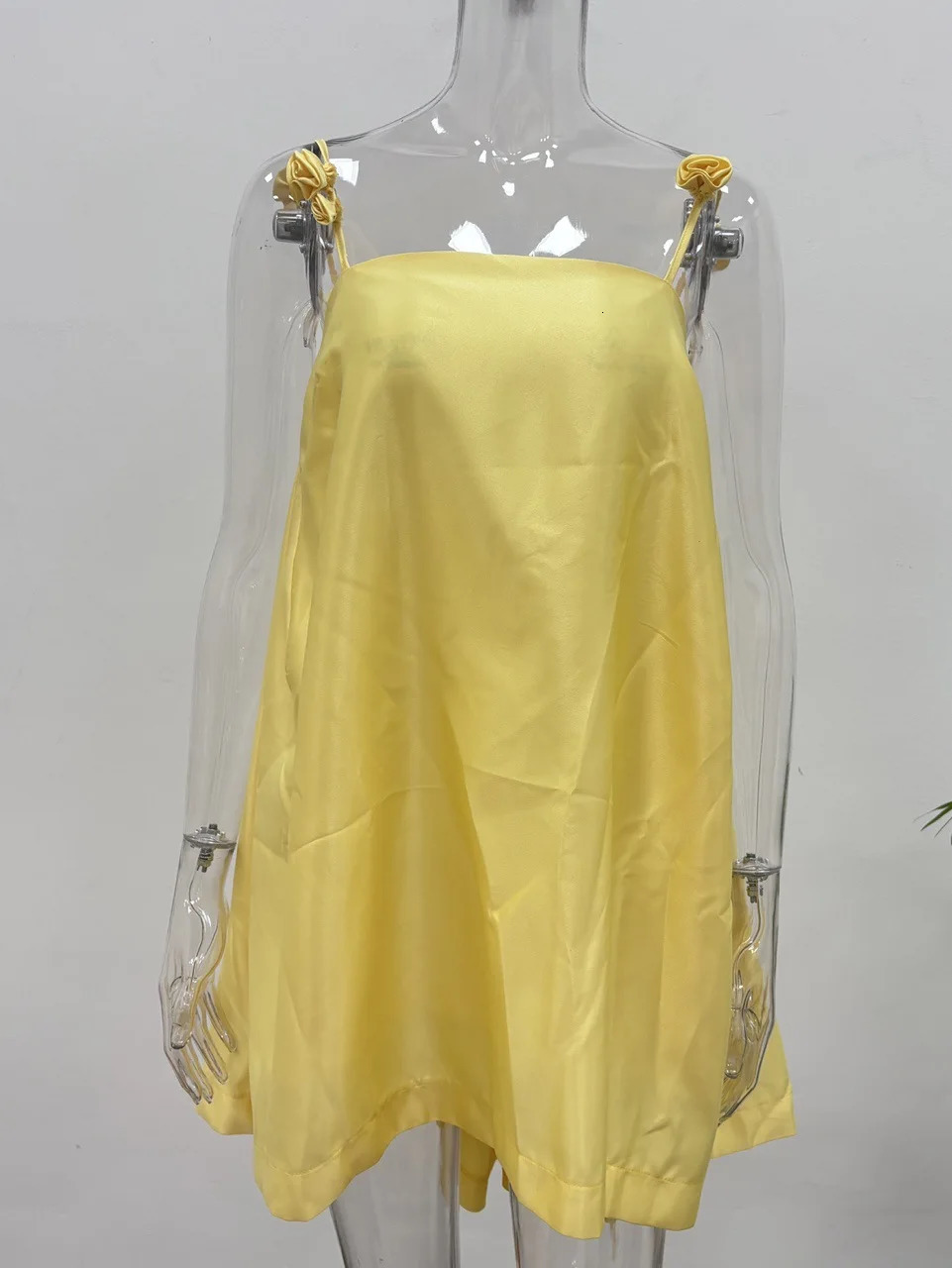 Summer 3D Floral Loose Slip Beach Dress Women Sexy Strapless Backless Mini Dress Lady Holiday Party Evening Dress Gown 250612