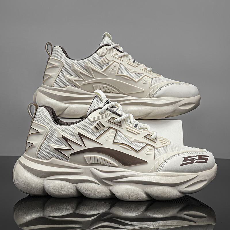 2025 Summer New Mesh Breathable Men s Shoes Fashion Designer High Quality Men s Sports Shoes Multi Functional Comfortable Casual Soft Soled Board Shoe