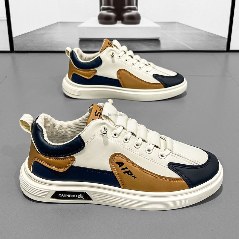 2025 Summer New Men s Shoes Fashion Designer White Shoes Outdoor Leisure Sports Running Shoes Soft Soled Breathable Versatile Learning Popular Board S