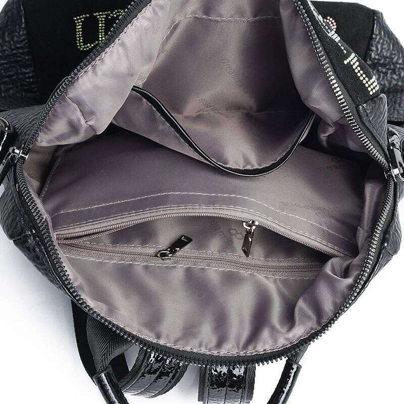 Cartoon Bear Dia Design Women's High Quality Leather Backpack bolsos mujer school bag backpack women sac de luxe femme