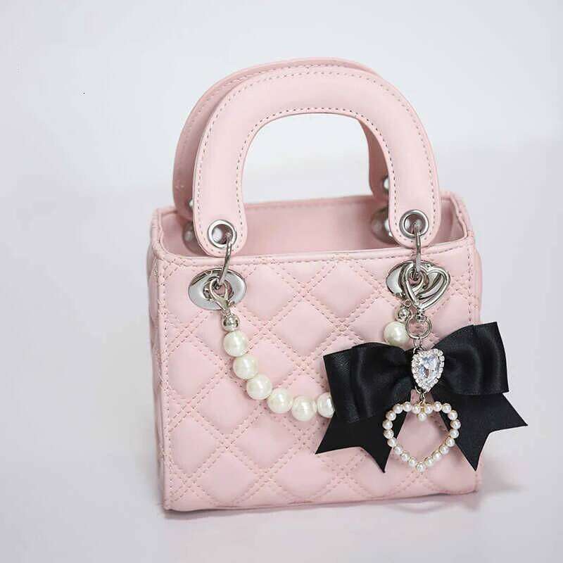 Designer Dia Lattice Women's Handbags New Versatile Commute Shoulder Crossbody Sweet Cool Girl Mini Square Bags