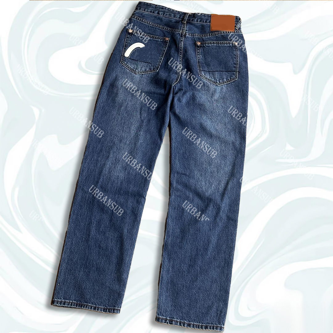 Street Fashion Jeans Trendy Unisex Cargo Trousers Featuring Disrupted Detailing