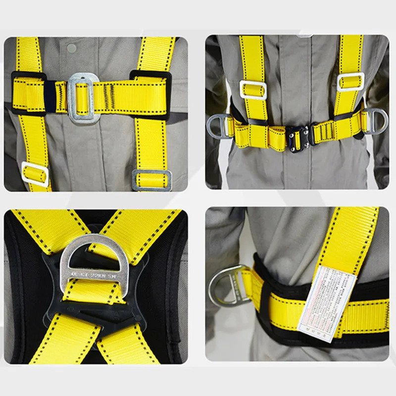 High Altitude Work Safety Harness Threepoint Half Body Belt Outdoor Climbing Training Construction Aerial Protection 250611