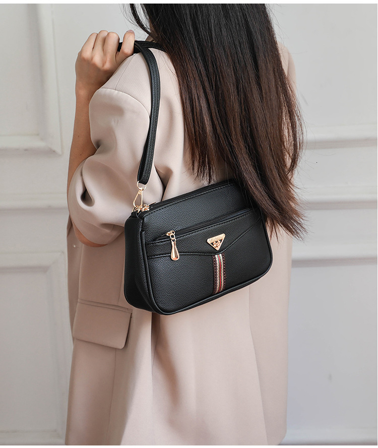 Free Shipping 2025 New Designer Bag Women's Single Shoulder Large Capacity Soft Leather Handbag Casual High-quality Shopping Bag