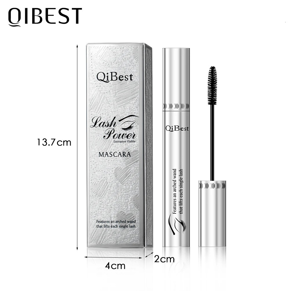 2pcsset 4D Mascara Beauty Makeup Curling Black Lash Eyelash Waterproof Liquid Volume Longwearing Cosmetic 250606